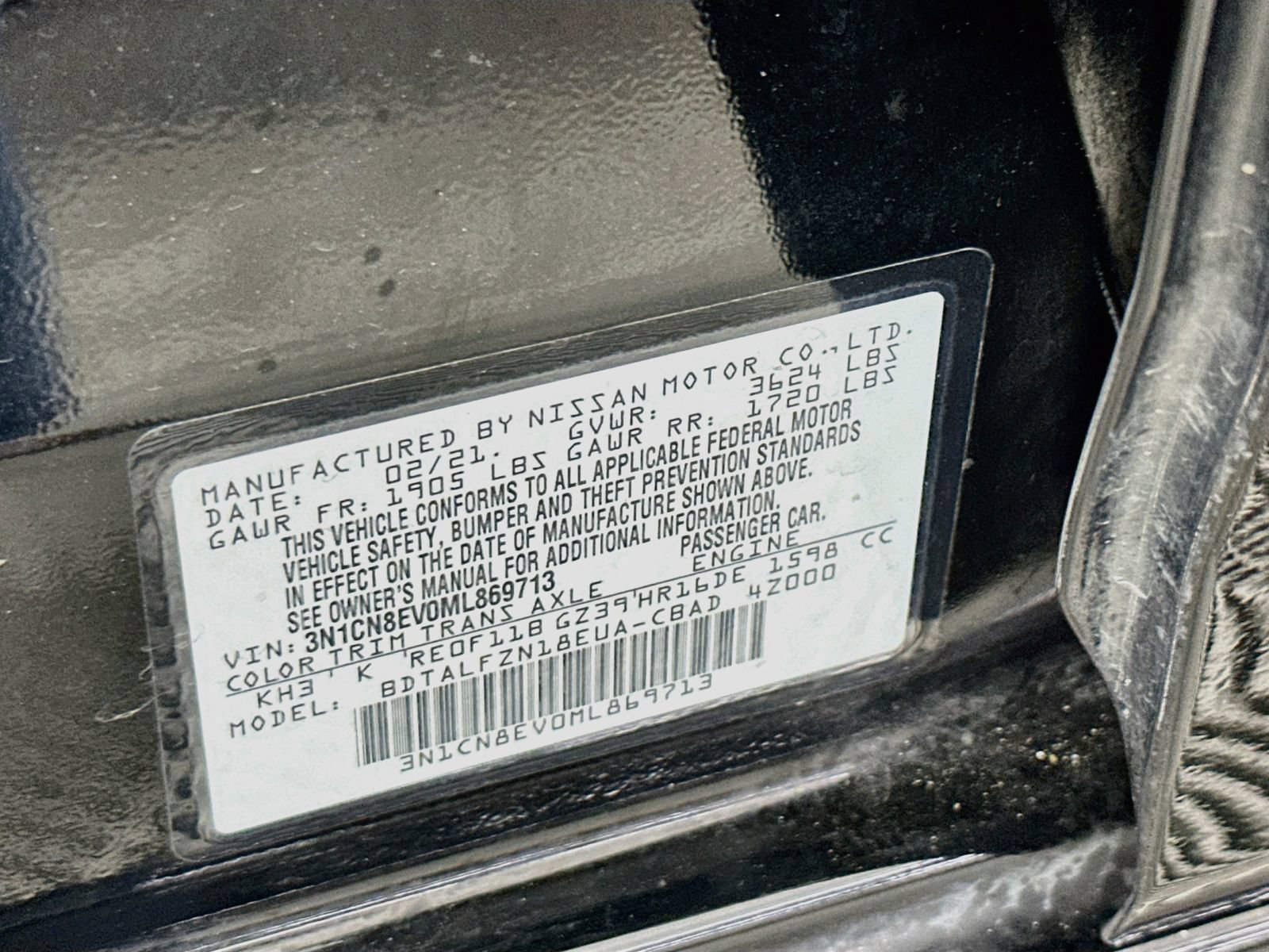 Used 2021 Nissan Versa SV FWD image 29