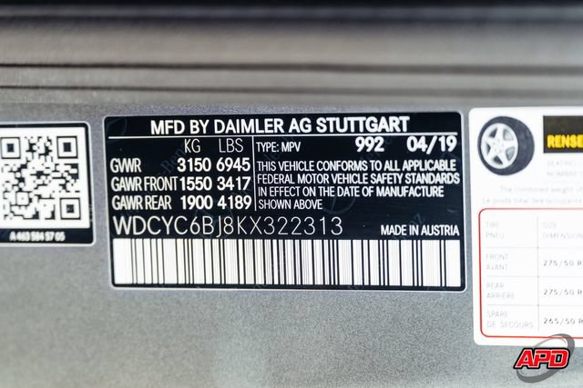 Used 2019 Mercedes-Benz G 550 image 80