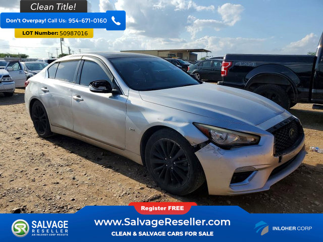 Used 2018 INFINITI Q50 Luxe w/ Essential Package (3.0T Luxe) RWD image 5