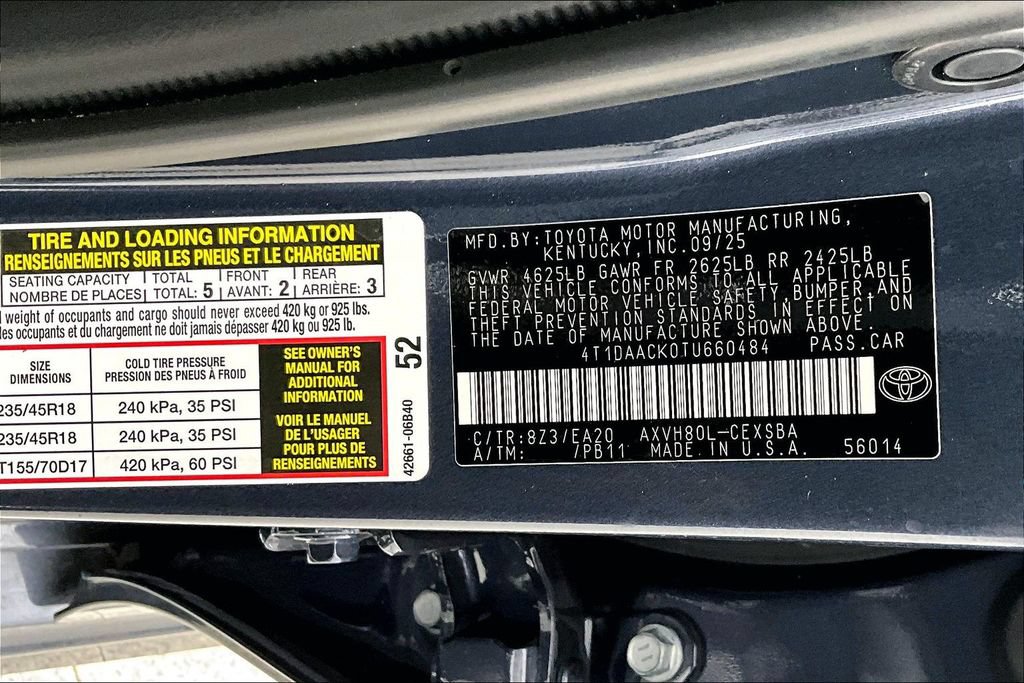 Used 2026 Toyota Camry SE w/ Convenience Package FWD image 38
