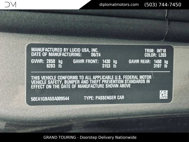Used 2025 Lucid Air Grand Touring AWD/4WD image 49