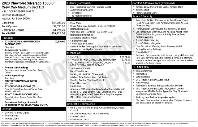 Used 2023 Chevrolet Silverado 1500 LT AWD/4WD image 9