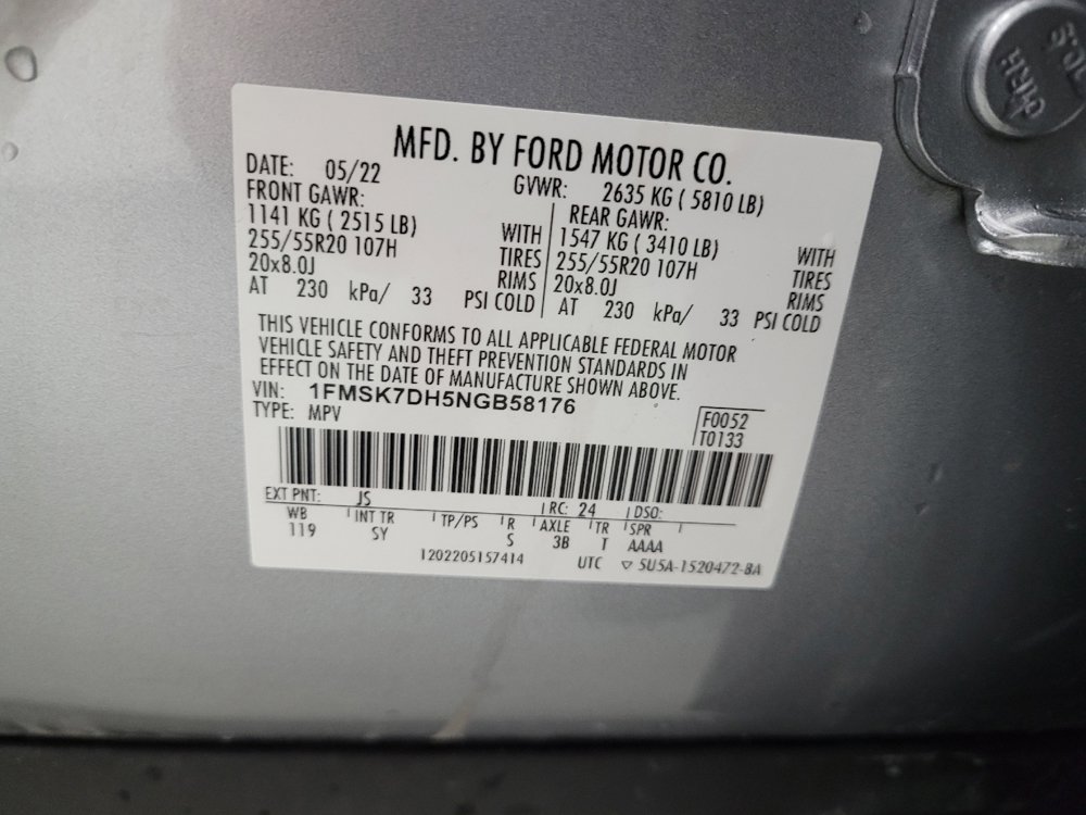 Used 2022 Ford Explorer XLT w/ Equipment Group 202A RWD image 33