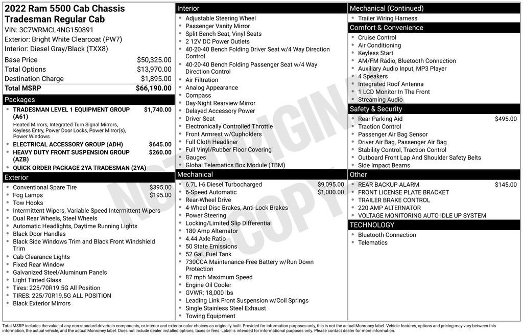 Used 2022 RAM 5500 Tradesman image 15