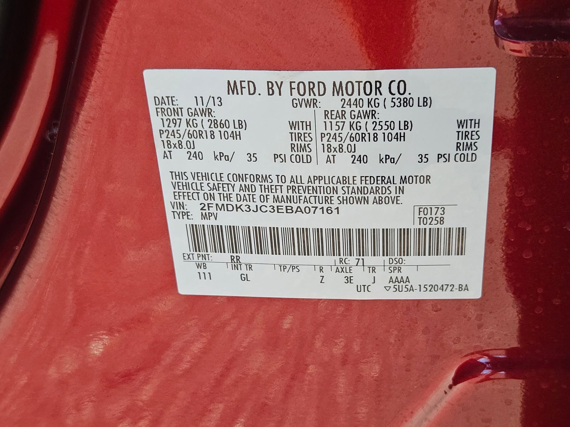 Used 2014 Ford Edge SEL w/ Equipment Group 205A image 25