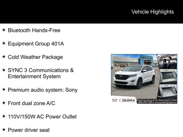 Used 2018 Ford Edge Sport w/ Equipment Group 401A image 4