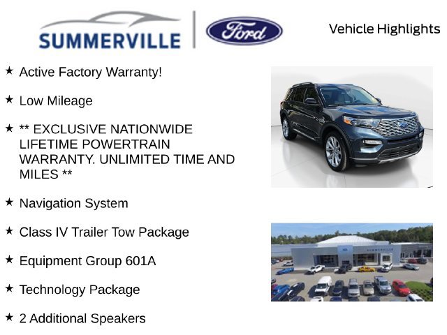 Certified 2024 Ford Explorer Platinum w/ Technology Package AWD/4WD image 2
