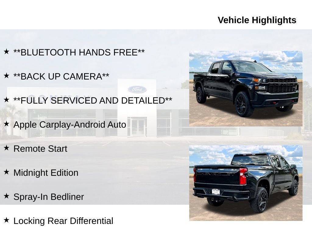 Used 2021 Chevrolet Silverado 1500 Custom Trail Boss w/ Midnight Edition image 6