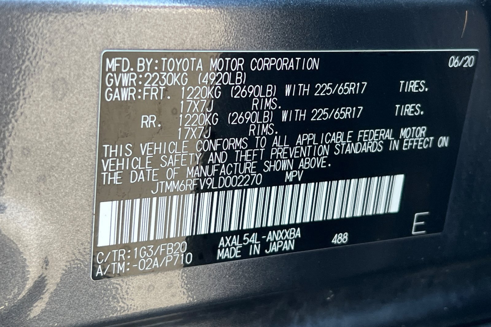Certified 2020 Toyota RAV4 LE AWD/4WD image 28