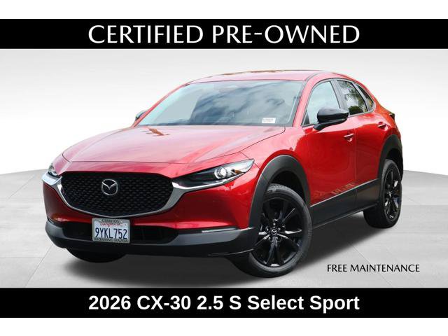 Certified 2026 MAZDA CX-30 AWD 2.5 S w/ Select Sport Pkg