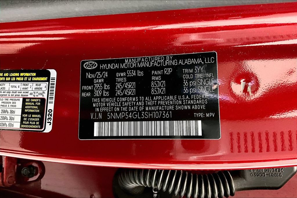 Used 2025 Hyundai Santa Fe Calligraphy FWD image 40