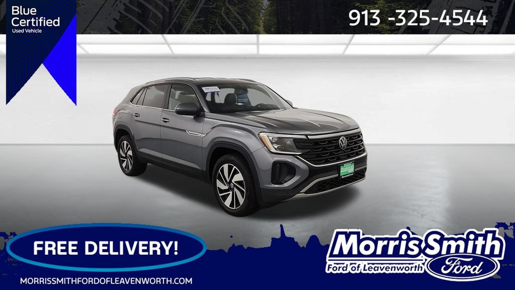 Used 2024 Volkswagen Atlas Cross Sport SE w/ Black Wheel Package AWD/4WD video 1
