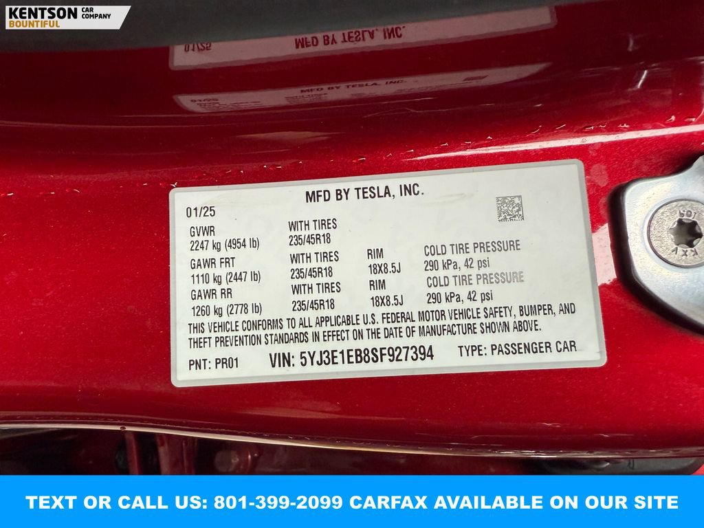 Used 2025 Tesla Model 3 Long Range image 40