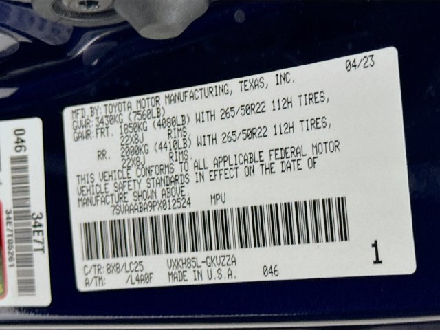 Used 2023 Toyota Sequoia Capstone AWD/4WD image 39