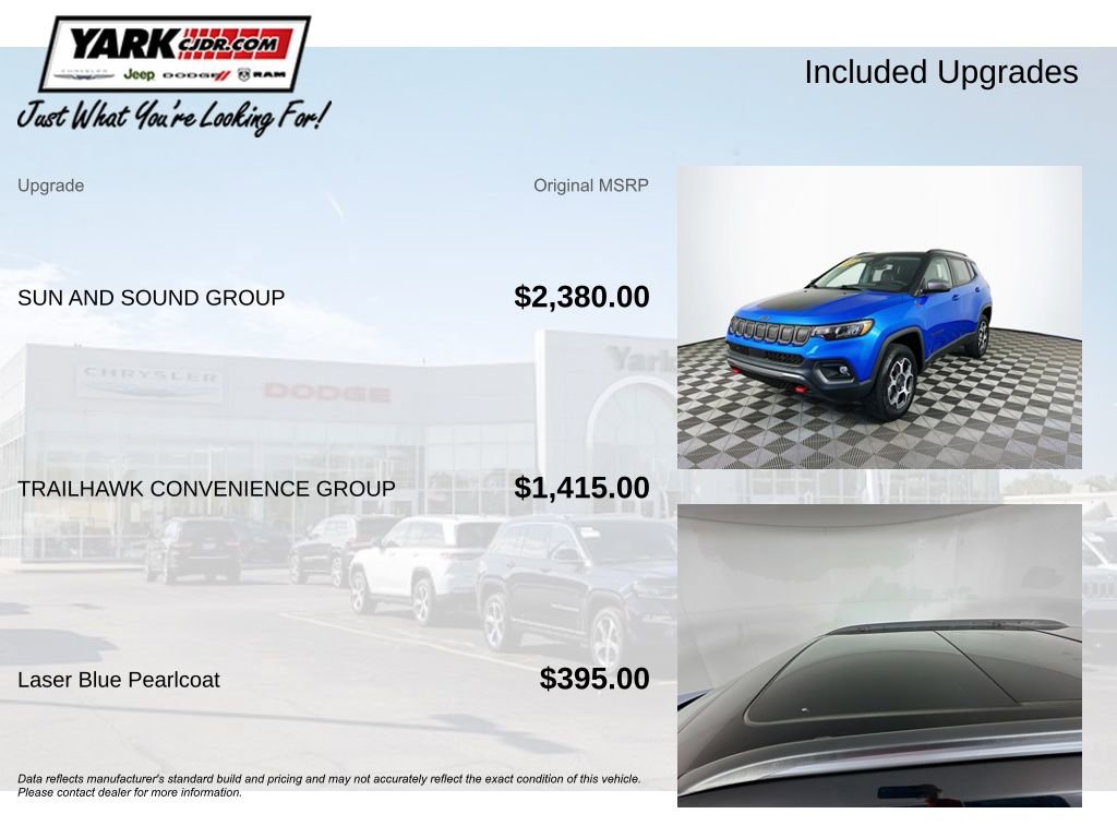 Used 2022 Jeep Compass Trailhawk w/ Sun and Sound Group image 5