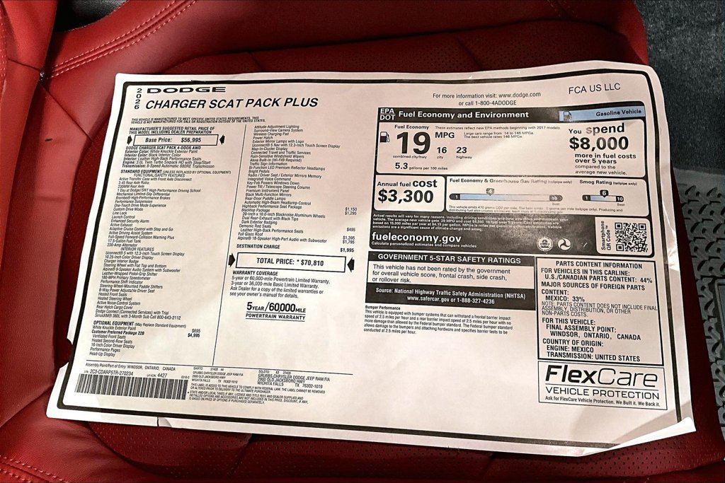 New 2026 Dodge Charger Scat Pack AWD/4WD image 35