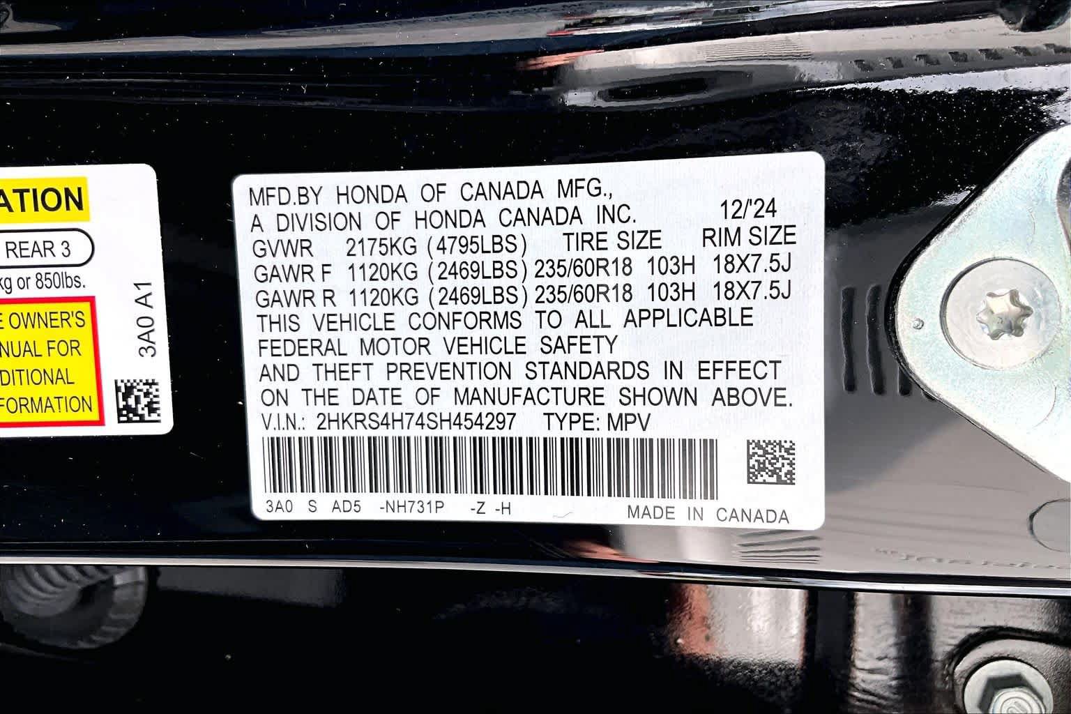 Certified 2025 Honda CR-V EX-L image 36