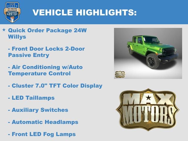 New 2025 Jeep Gladiator Sport AWD/4WD image 12