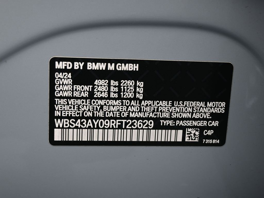 Used 2024 BMW M3 Competition w/ Executive Package image 30