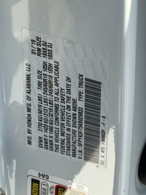 Used 2019 Honda Ridgeline RTL-E image 31
