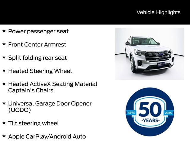 Certified 2025 Ford Explorer Active w/ Active Comfort Package image 16