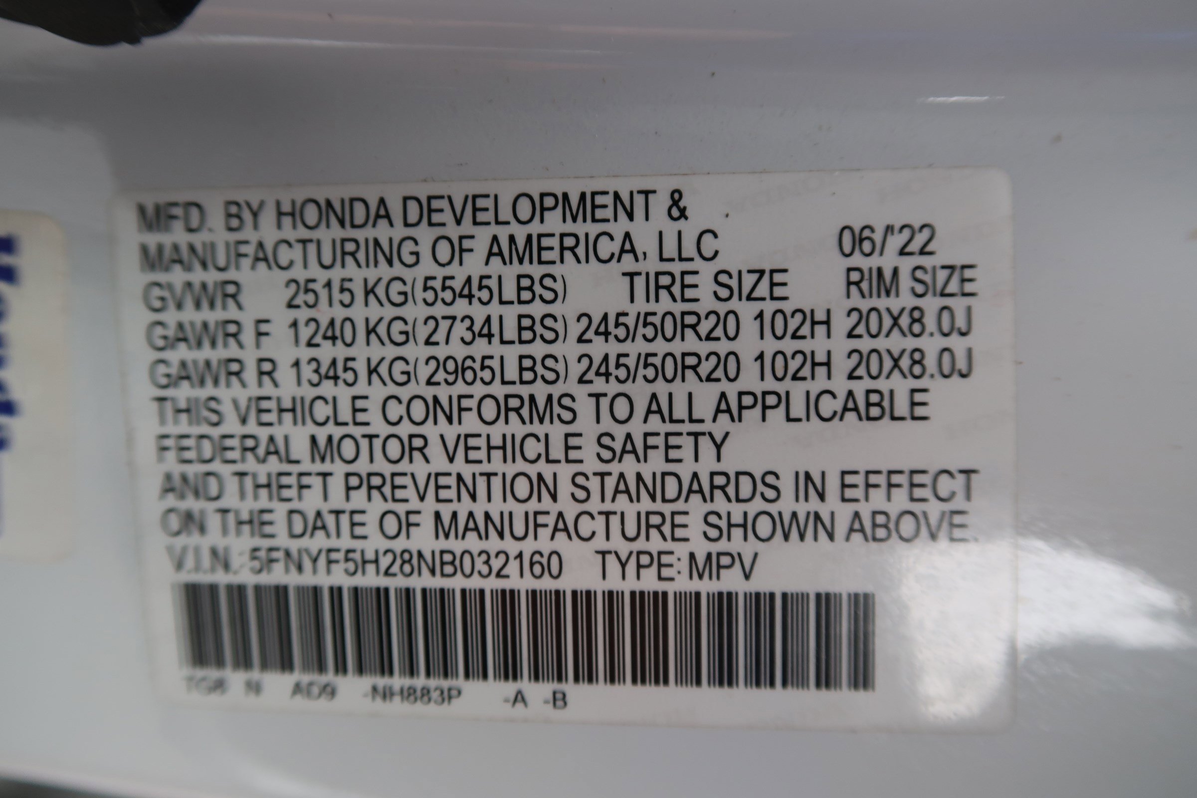Used 2022 Honda Pilot Special Edition image 48