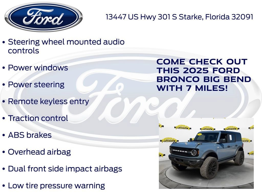 New 2025 Ford Bronco Big Bend image 20