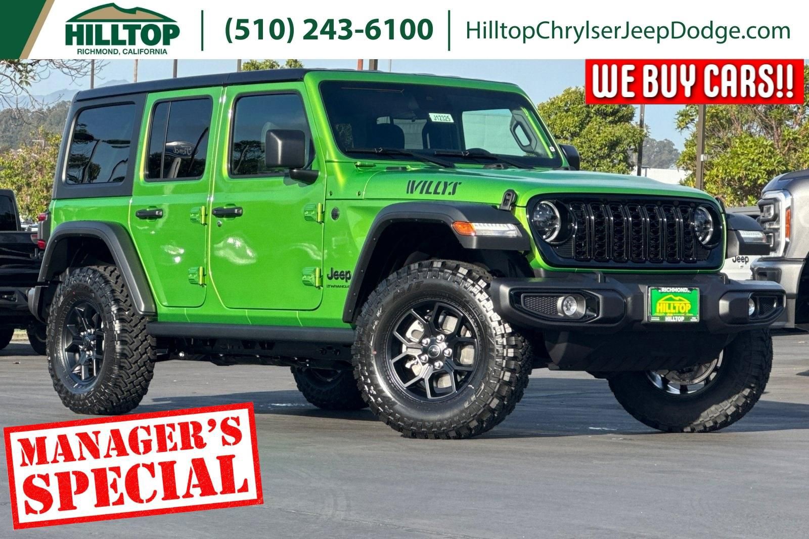 New 2025 Jeep Wrangler Willys