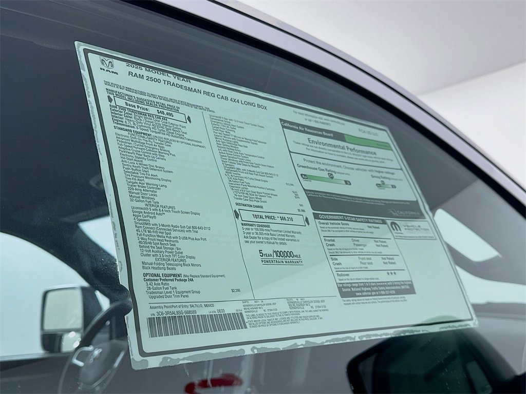 New 2025 RAM 2500 Tradesman image 21