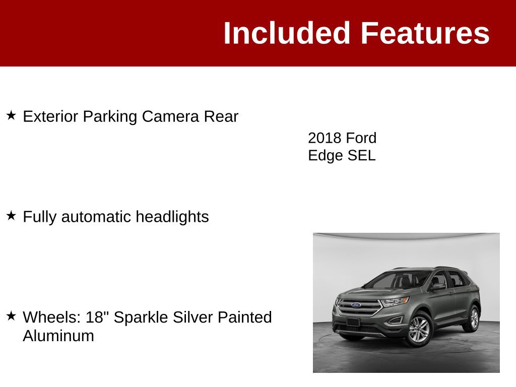 Used 2018 Ford Edge SEL w/ Class II Trailer Tow Package AWD/4WD image 4