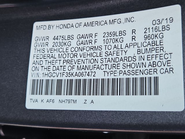 Used 2019 Honda Accord Sport image 28