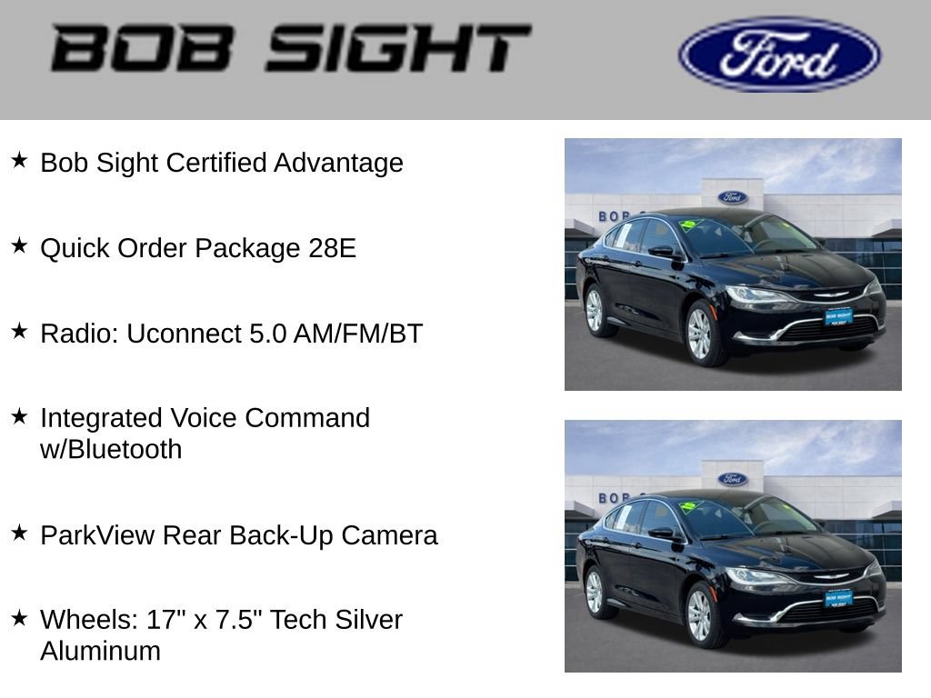 Used 2015 Chrysler 200 Limited FWD video 3