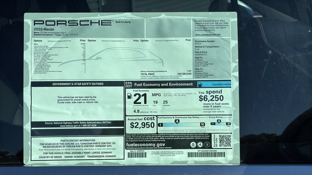 New 2026 Porsche Macan AWD/4WD image 22