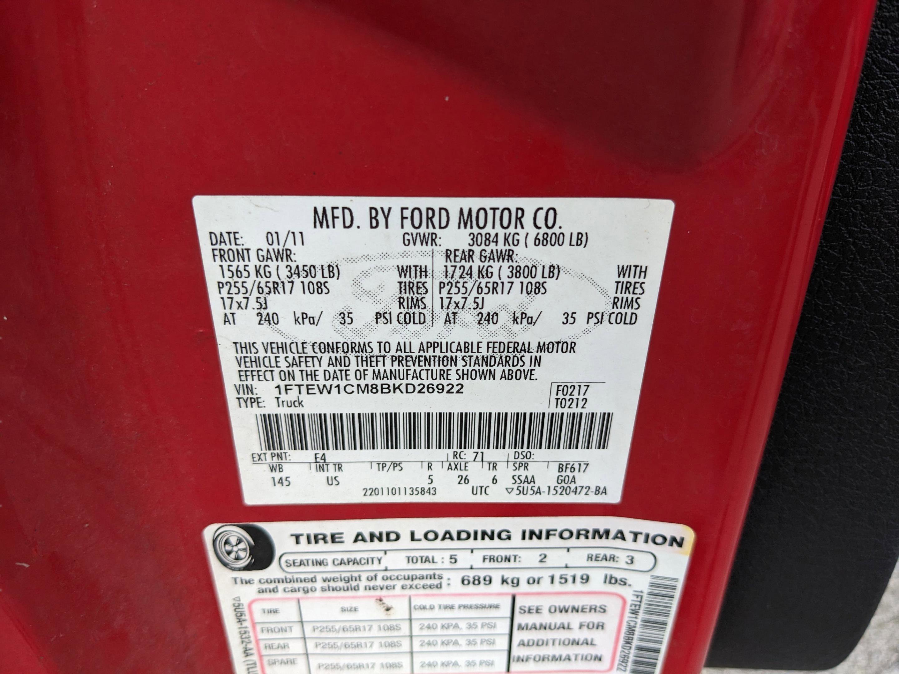 Used 2011 Ford F150 XLT w/ XLT Convenience Pkg image 23