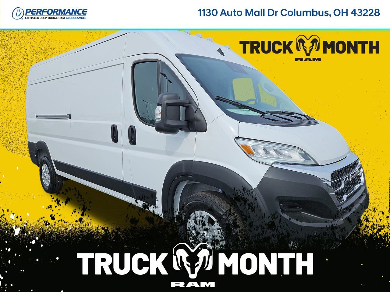 New 2025 RAM ProMaster 2500 w/ Quick Order Package 22G SLT image 1