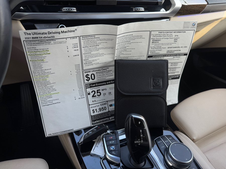 Used 2021 BMW X4 xDrive30i w/ Premium Package AWD/4WD image 69