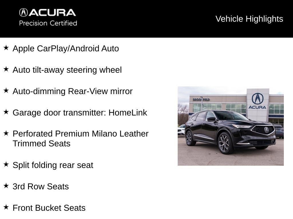 Certified 2023 Acura MDX SH-AWD w/ Technology Package image 21
