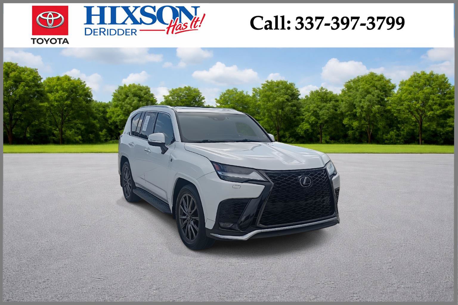 Used 2023 Lexus LX 600 F Sport w/ Accessory Package (Z1) AWD/4WD image 1