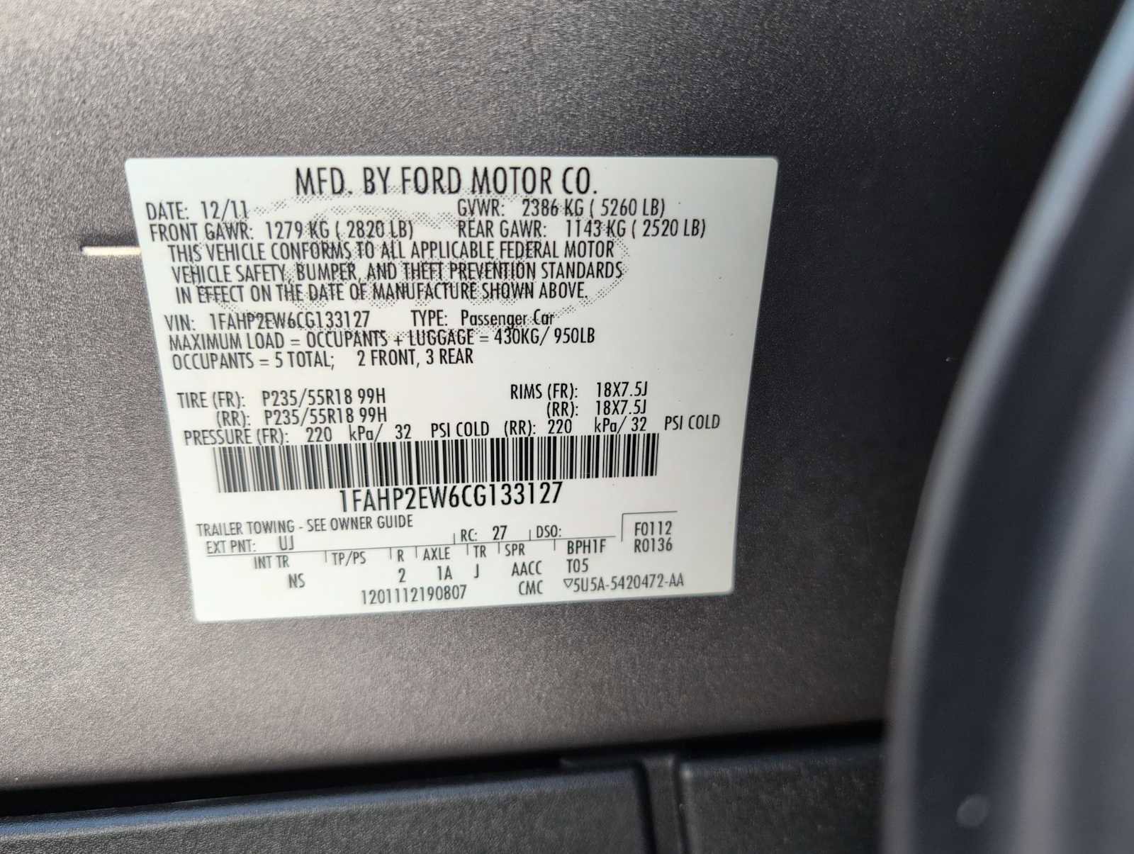 Used 2012 Ford Taurus SEL image 34