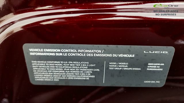 Used 2023 Lucid Air Touring AWD/4WD image 84