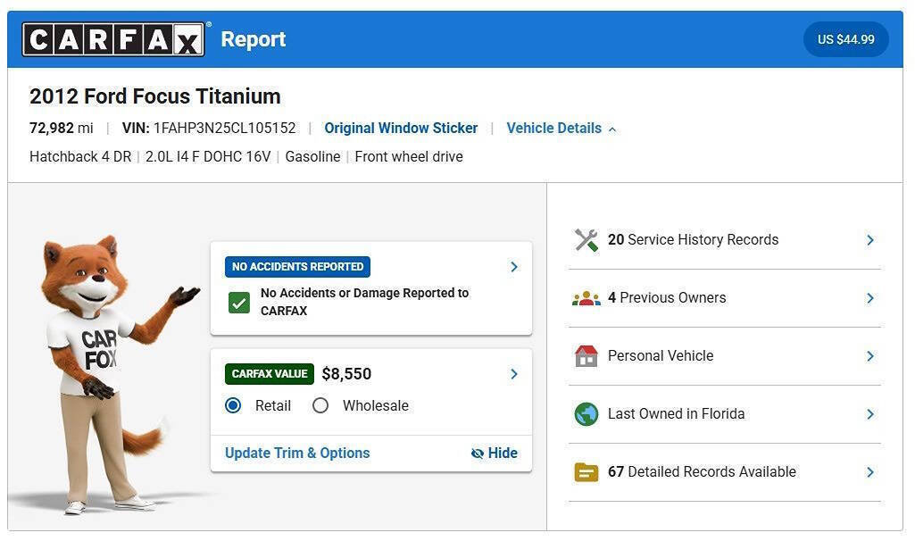 Used 2012 Ford Focus Titanium FWD image 3
