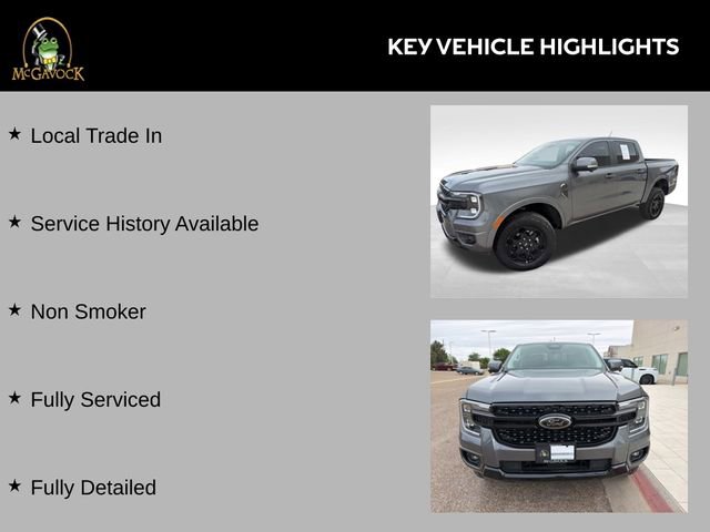 Used 2025 Ford Ranger Lariat w/ Black Appearance Package AWD/4WD image 9