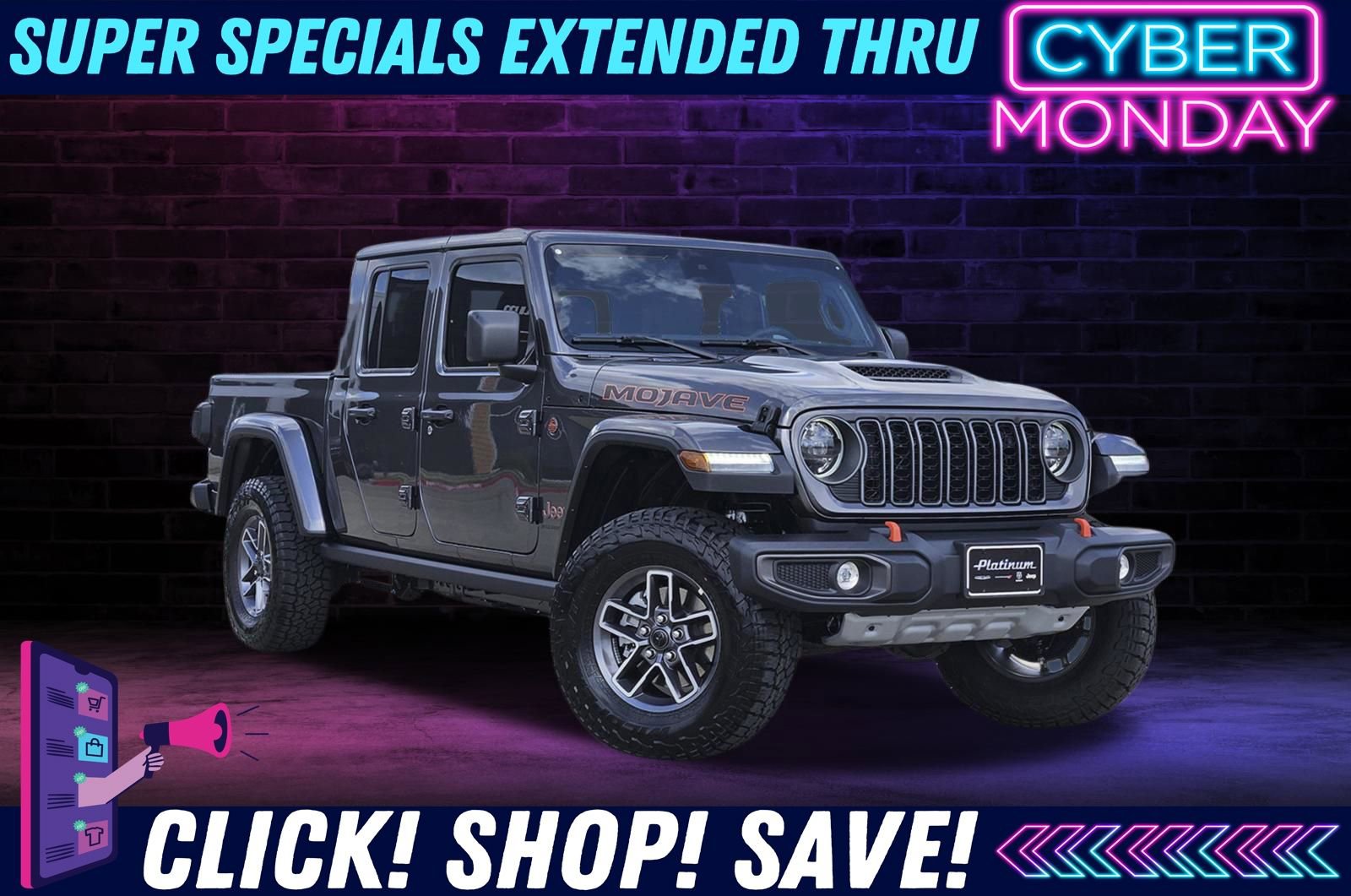 New 2025 Jeep Gladiator Mojave w/ Convenience Group