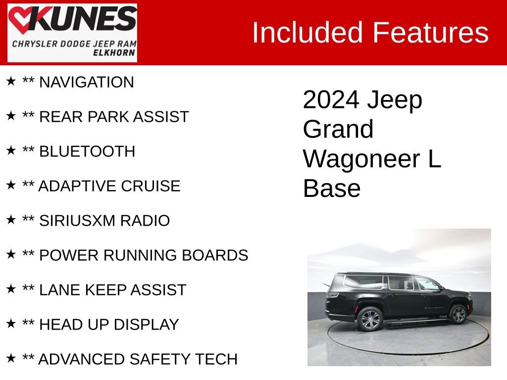 Used 2024 Jeep Grand Wagoneer L 4WD image 3