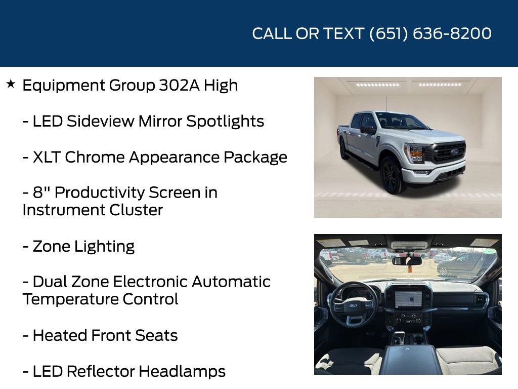 Used 2023 Ford F150 XLT w/ Equipment Group 302A High AWD/4WD image 10