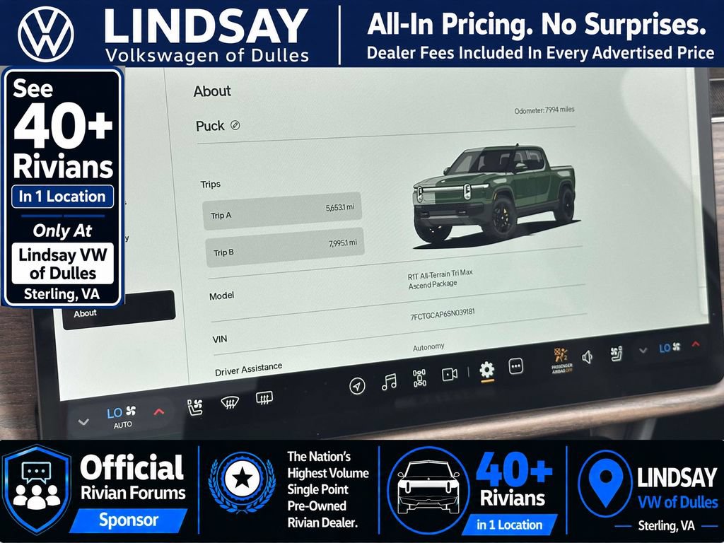 Used 2025 Rivian R1T Premium AWD/4WD image 26