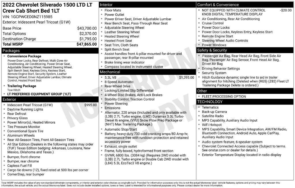 Used 2022 Chevrolet Silverado 1500 LT RWD image 3