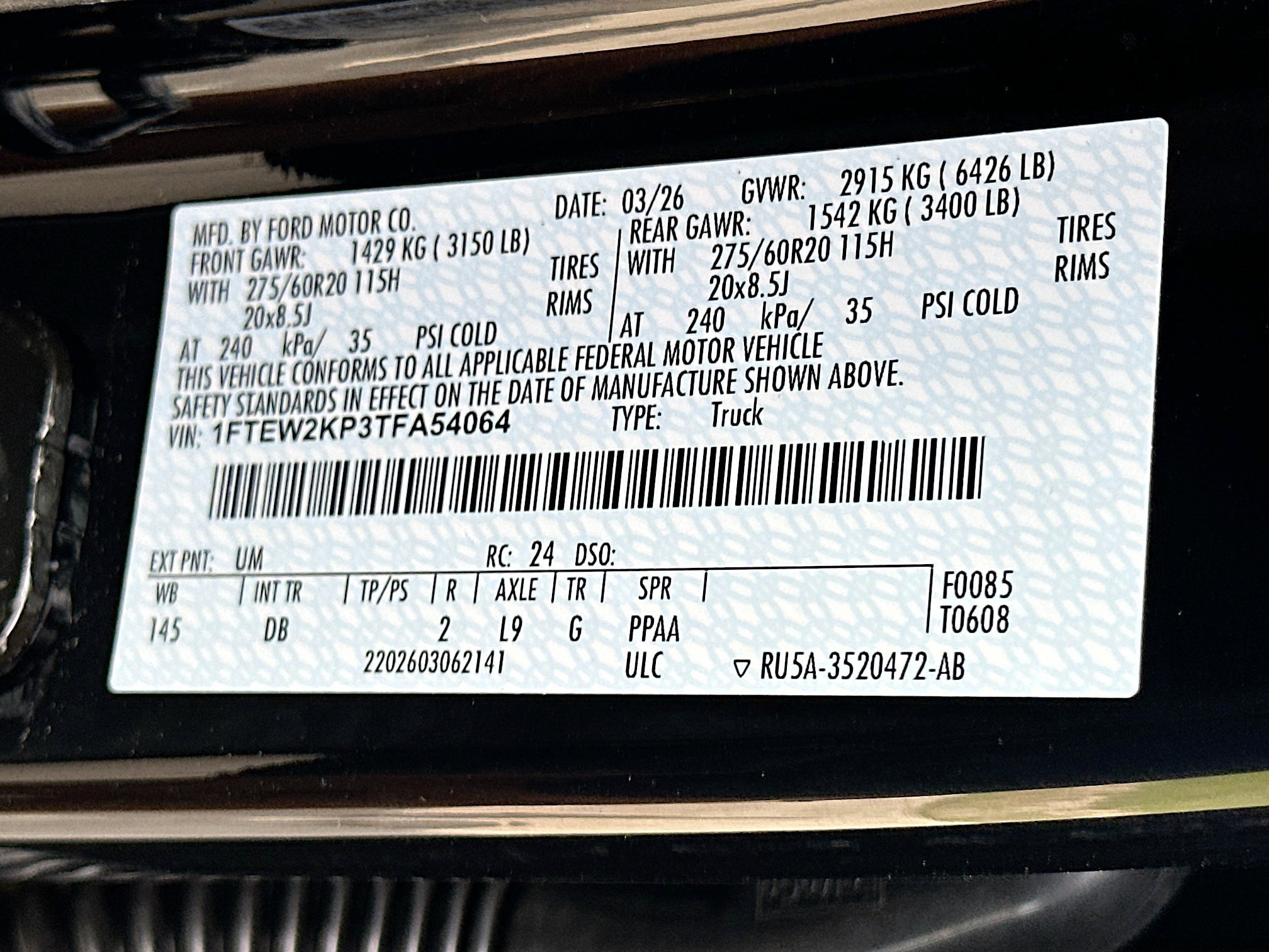 New 2026 Ford F150 STX RWD image 20