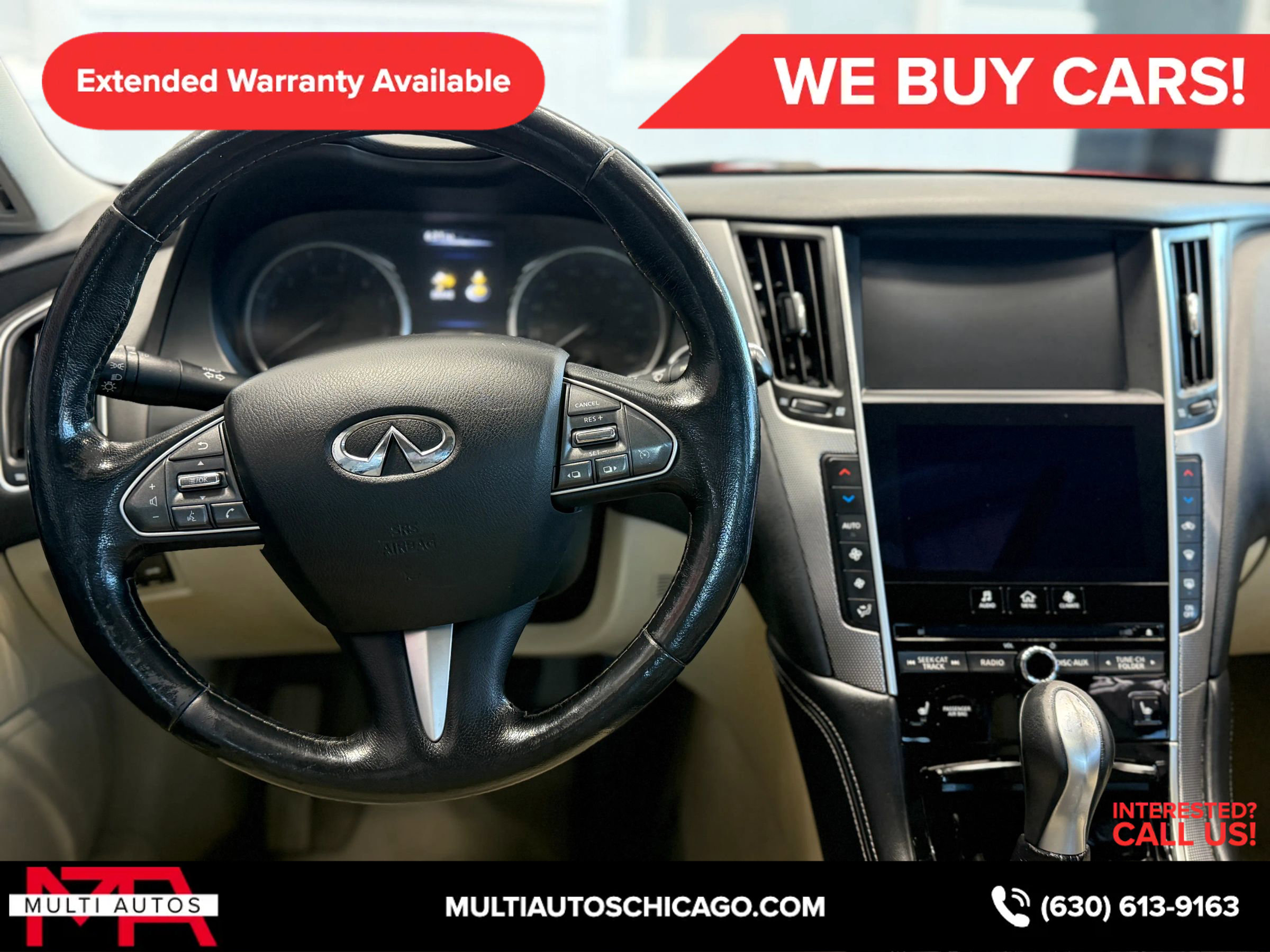 Used 2015 INFINITI Q50 Premium w/ All Weather Package image 16