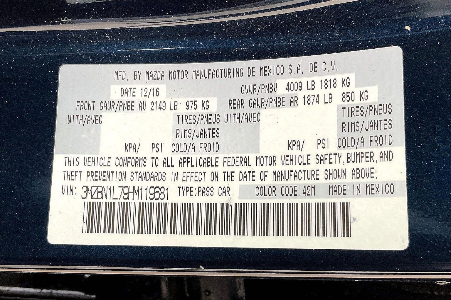 Used 2017 MAZDA MAZDA3 Touring image 32